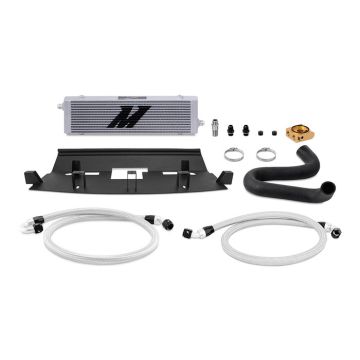 Mishimoto MMOC-MUS8-18TRHD Oil Cooler Kit Thermostatic for Ford Mustang GT RHD 18+ Silver
