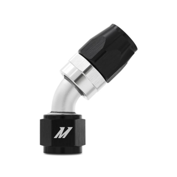 Mishimoto MMFT-SW-12-45 Aluminum AN12 45 Degree Fitting Black
