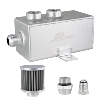 Oil Catch Tank JRspec 1L AN10 Ports with Filter
