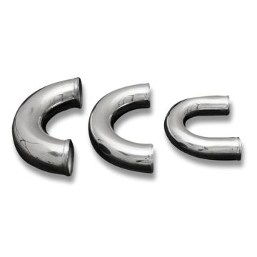 Kolanko aluminiowe 180' 41mm, 30cm AL18030041 62,00 zł