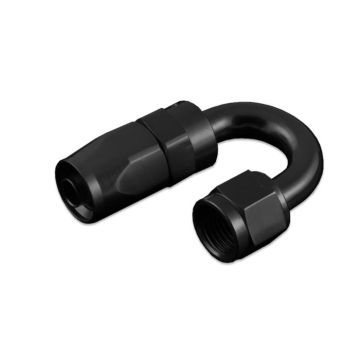 Swivel hose fitting FMIC.EU AN10 180' Viton black