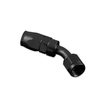 Swivel 45' AN6 fitting Black