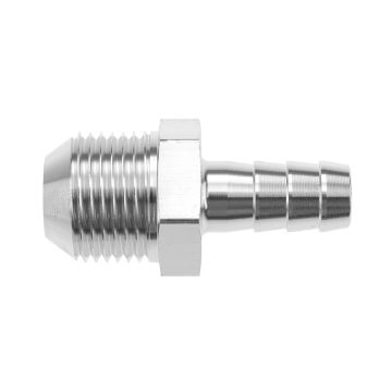 Push-On Barb Tail Hose Pipe AN8 to 14mm Fitting Adapter Fuel silver