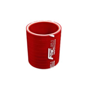 Straight silicone Coupler 13mm Red 5cm