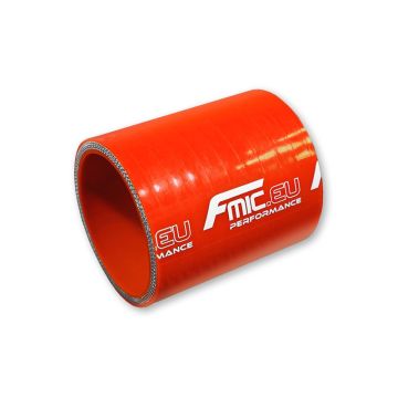 Straight silicone Coupler 35mm Orange 10cm