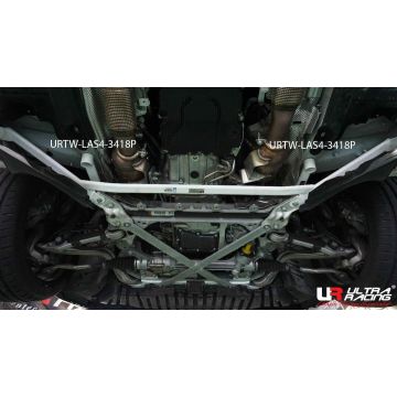 Front Upper Strutbar (3418P) Ultra Racing for Mercedes C250/C300 (Coupe) 2.0T 15-21/S205 4.0TT 14-21/E300 3.0T 16+ 2WD