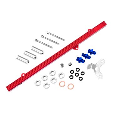 Fuel Rail 2JZ-GTE Toyota Supra Red