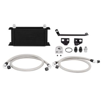 Mishimoto MMOC-MUS4-15BK Oil Cooler Kit for Ford Mustang Ecoboost 15-17 Black