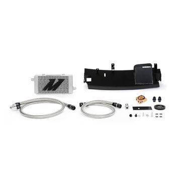 Mishimoto MMOC-RS-16TSL Thermostatic Oil Cooler Kit for Ford Focus RS 16-18 Silver
