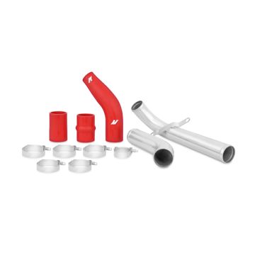 Mishimoto MMICP-EVO-10URD Upper Intercooler Pipe Kit for Mitsubishi Lancer Evolution X 08-15 Red Hoses
