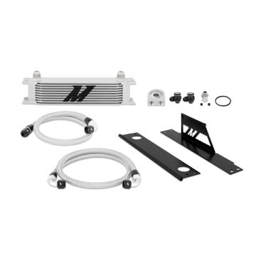 Mishimoto MMOC-WRX-01 Oil Cooler Kit for Subaru Impreza WRX 01-05 Silver