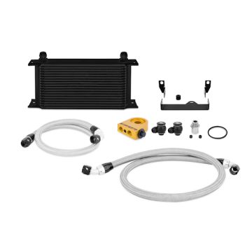 Mishimoto MMOC-WRX-06TBK Thermostatic Oil Cooler Kit for Subaru Impreza WRX 06-07 Black