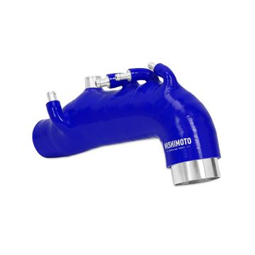Mishimoto MMHOSE-SUB-08IHBL Silicone Induction Hose for Subaru WRX 08-14 Blue
