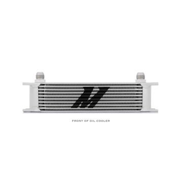 Mishimoto MMOC-10 Universal 10 Row Oil Cooler Silver