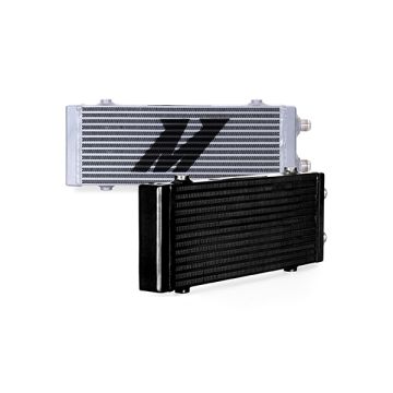 Mishimoto MMOC-DP-MSL Universal Dual Pass Bar & Plate Oil Cooler Medium Silver