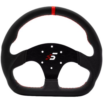 Professional Leather D-Shaped Racing Steering Wheel 325mm SIMAGIC Simulator Simracing