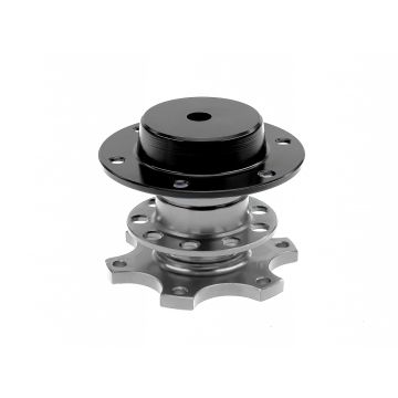 JRspec steering wheel quick release hub Silver