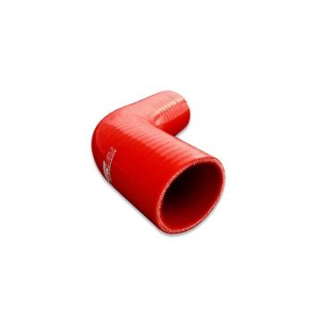 67° Reduzierbogen 70/89mm Silikonschlauch  Silikon-Reduzierer Rot