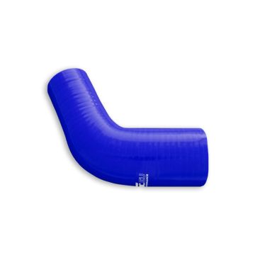 Silicone Reducer elbow 67' 57/63mm Blue