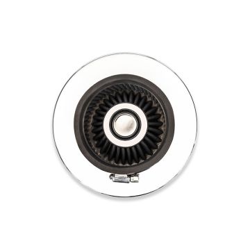 Cone air filter - diameter 89mm srebrny