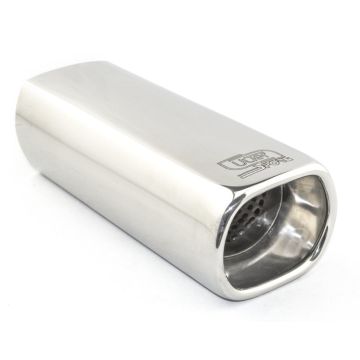 Universal Exhaust Tail Pipe Muffler Tip rectangular 80×65mm lenght 200mm