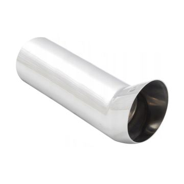 Universal Exhaust Tail Pipe Muffler Tip round 80mm lenght 250mm
