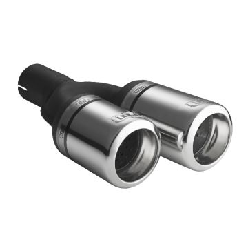 Universal Exhaust Tail Pipe Muffler Tip round 80mm lenght 200/180mm mounting diameter 45mm