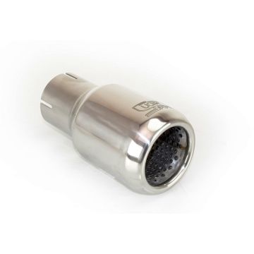 Universal Exhaust Tail Pipe Muffler Tip round 80mm lenght 110mm mounting diameter 50mm