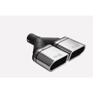 Universal Exhaust Tail Pipe Muffler Tip special 110×65mm lenght 200mm mounting diameter 50mm