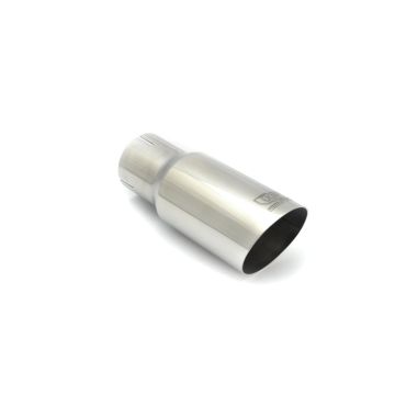 Universal Exhaust Tail Pipe Muffler Tip round 80mm lenght 120mm mounting diameter 50mm