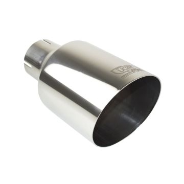 Universal Exhaust Tail Pipe Muffler Tip round 100mm lenght 120mm mounting diameter 50mm