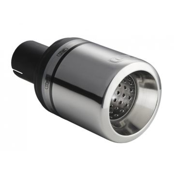 Universal Exhaust Tail Pipe Muffler Tip round 100mm lenght 120mm mounting diameter 50mm