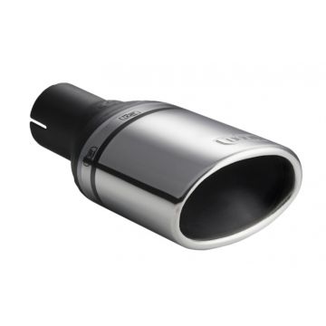 Universal Exhaust Tail Pipe Muffler Tip oval 120×80mm lenght 120mm mounting diameter 50mm