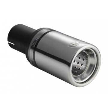 Universal Exhaust Tail Pipe Muffler Tip round 80mm lenght 120mm mounting diameter 45mm