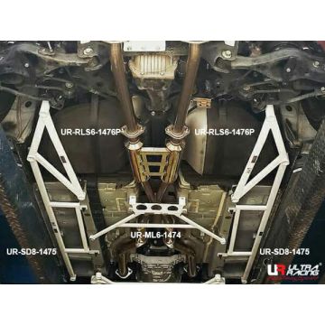 Rear Torsion Bar (1475P) Ultra Racing for Hyundai Genesis Coupe (BK) 3.8 2WD FL 09-16