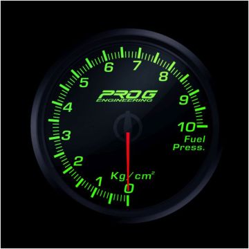 Wskaźnik Pro G Race Series 2 RC, ciśnienia paliwa Kg/cm2 GREEN 60mm