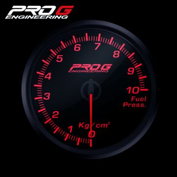 Wskaźnik Pro G Race Series RC, ciśnienia paliwa Kg/cm2 RED 52mm