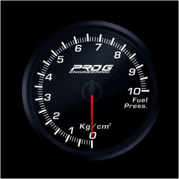 Wskaźnik Pro G Race Series RC, ciśnienia paliwa Kg/cm2 WHITE 52mm