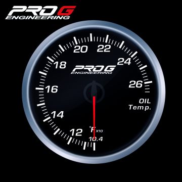 Wskaźnik Pro G Race Series RS, temperatury oleju °F WHITE 60mm