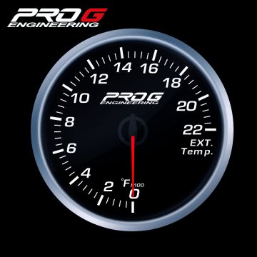 Wskaźnik Pro G Race Series RS, temperatury spalin EGT °F WHITE 52mm