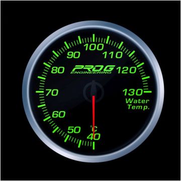 Wskaźnik Pro G Race Series RS, temperatury wody °C GREEN 52mm
