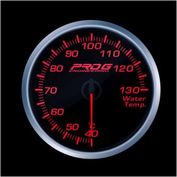 Wskaźnik Pro G Race Series RS, temperatury wody °C RED 52mm