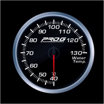 Wskaźnik Pro G Race Series RS, temperatury wody °C WHITE 60mm