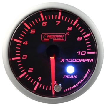 Prosport Tachometer Indicator Stepper Motor Peak series 52mm Amber