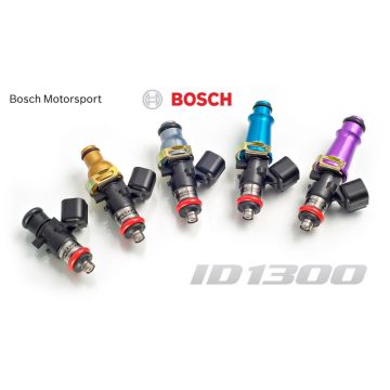 Zestaw 6 wtryskiwaczy paliwa Injector Dynamics 1300cc/min, BMW M3 E46 01-06 / Infiniti G35 VQ35 / Nissan 350Z VQ35 / Patrol / Porsche 996 997 TT 48mm / 14mm (grey)