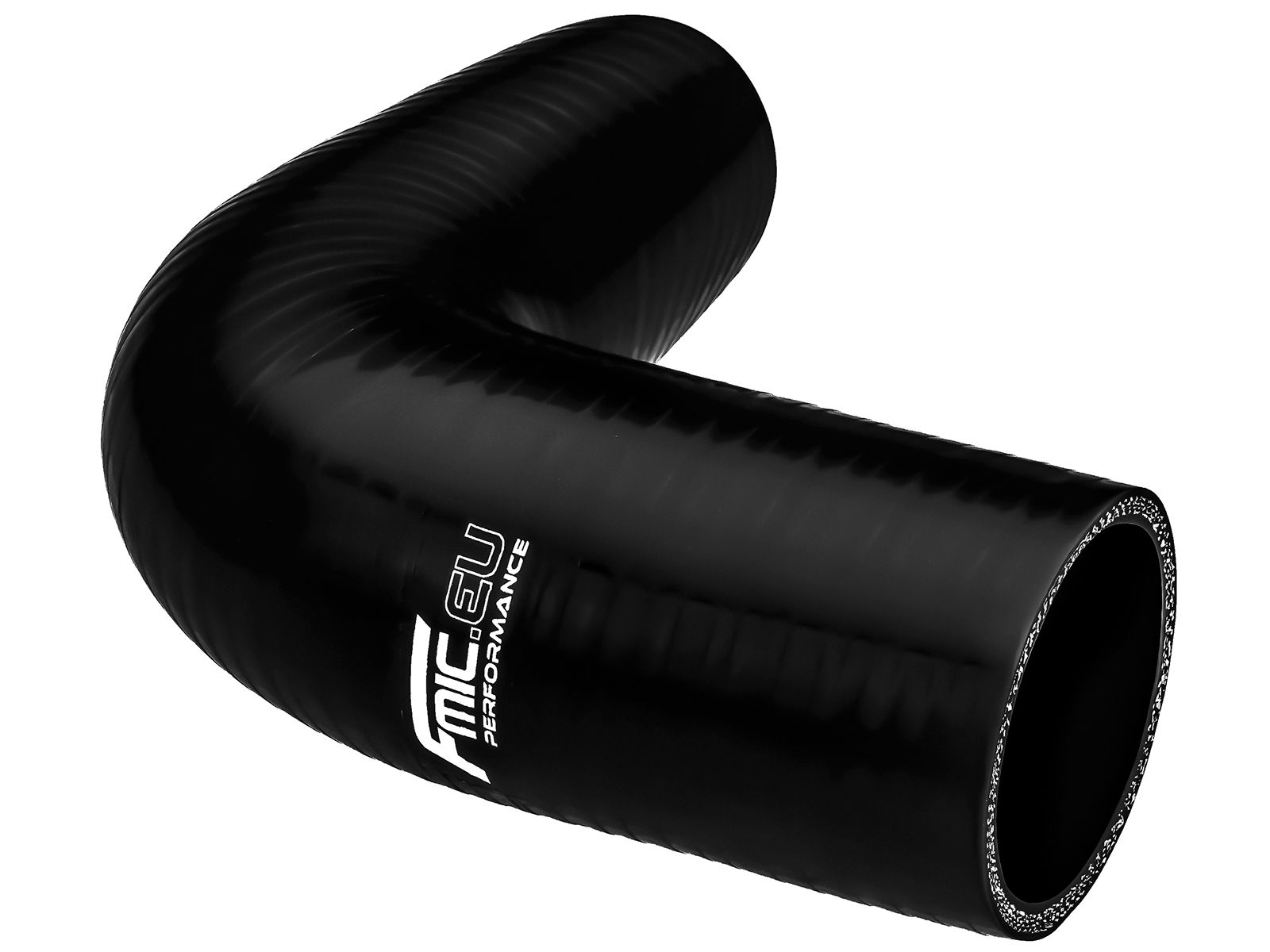 Silicone elbow 90' 16mm Black