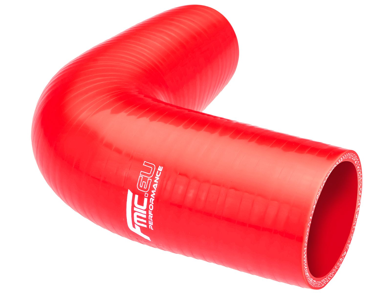 Silicone elbow 90' 57mm Red