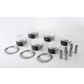Forged pistons kit Wossner for BMW 3.0 24V Turbo 84.00mm 10.2:1 2998cm N54