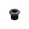 1/2 NPT Male to 3/8 NPT Female Reducer Pipe Bushing Hose Fitting Adapter Black