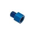 1/8 NPT - M10x1.25 Gerades Ende, Buchse-Stecker-Reduzieradapter Blau